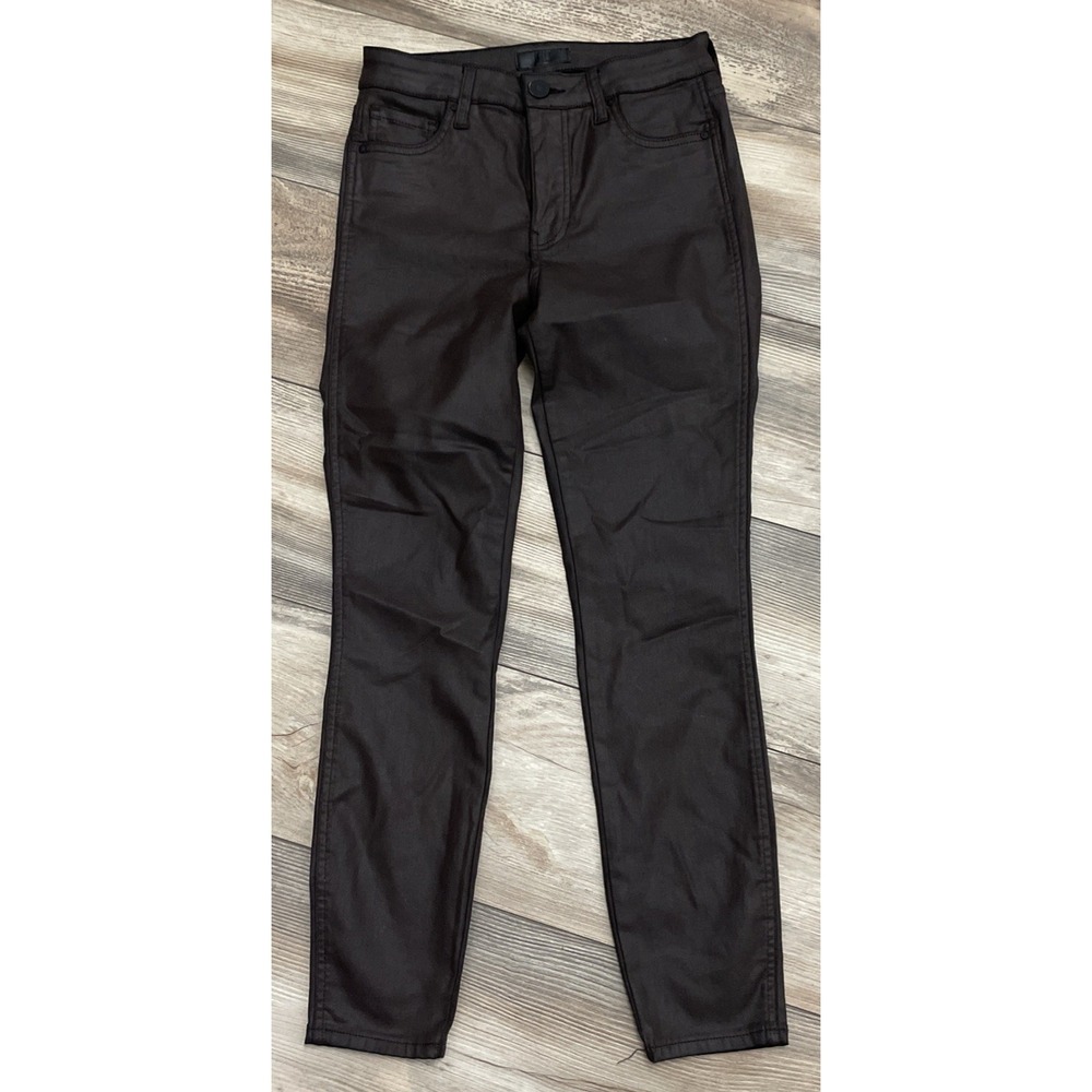 Kut from the Kloth Pants Women Size 2 Connie High Rise Skinny Faux Leather-Brown